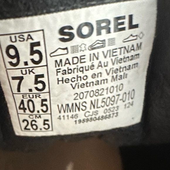 Sorel Kinetic Impact II Wonder Lace Embossed Detail Sneakers Women’s Size 9.5 - Picture 7 of 8